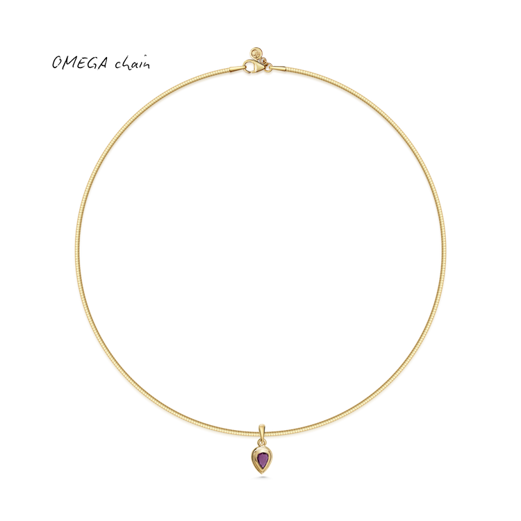 Pear Coil Pendant