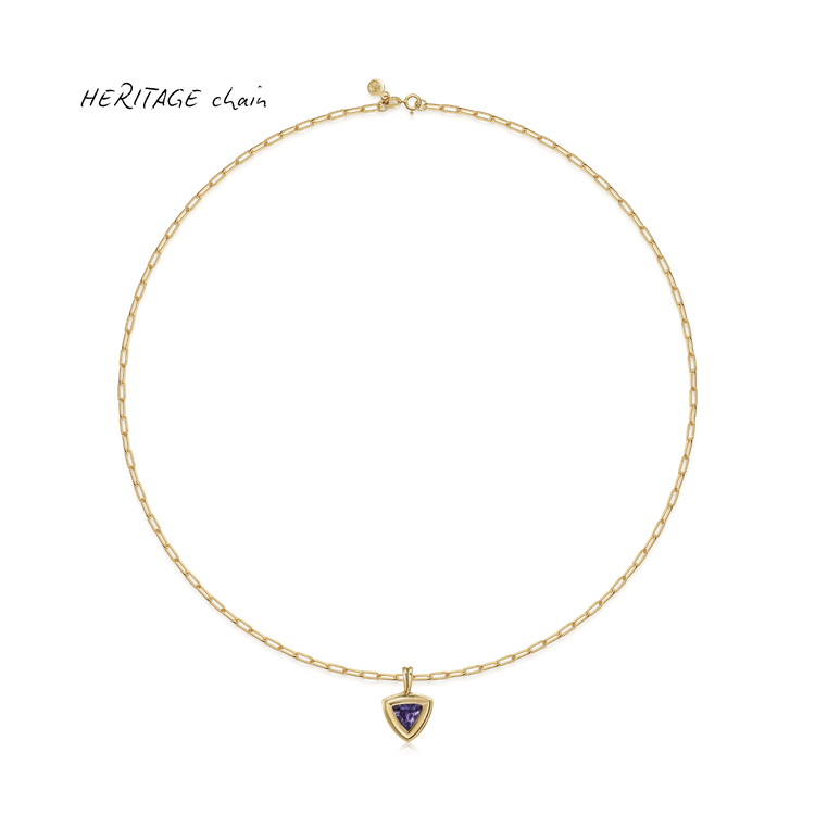 Spinel Trillion Pivot Pendant