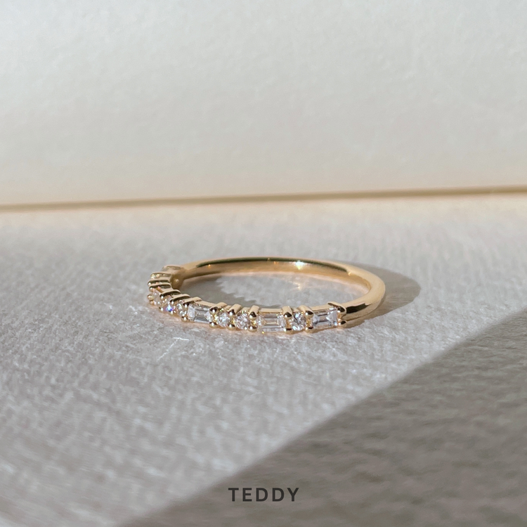 Morse Code Diamond Band