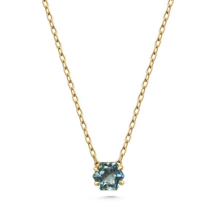Hex Beryl Necklace