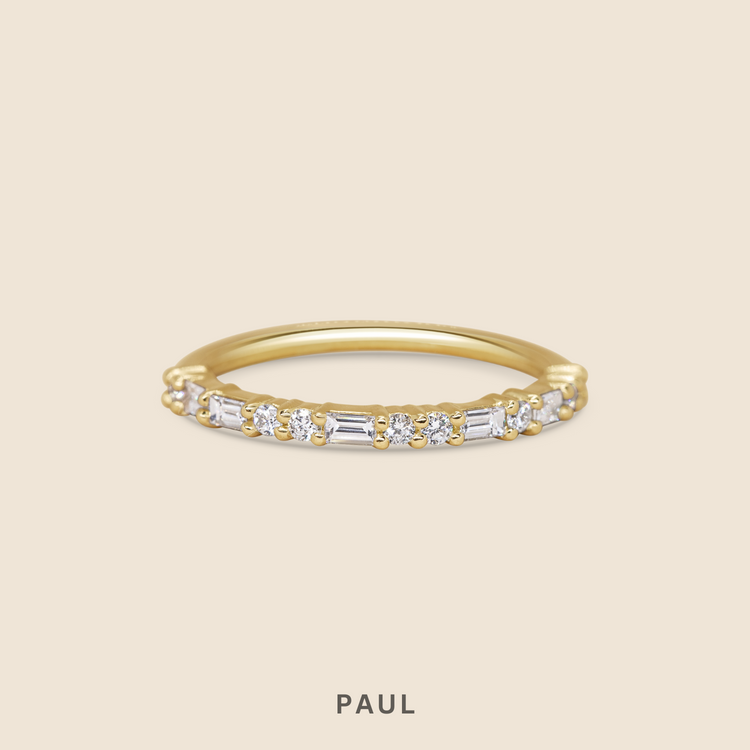Morse Code Diamond Band