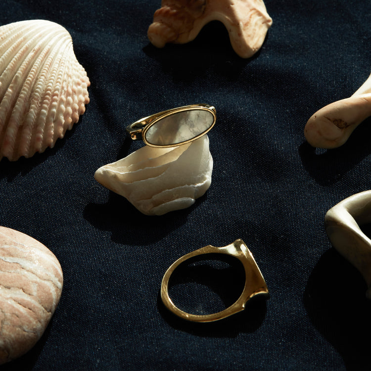 Pearl Amulet Ring