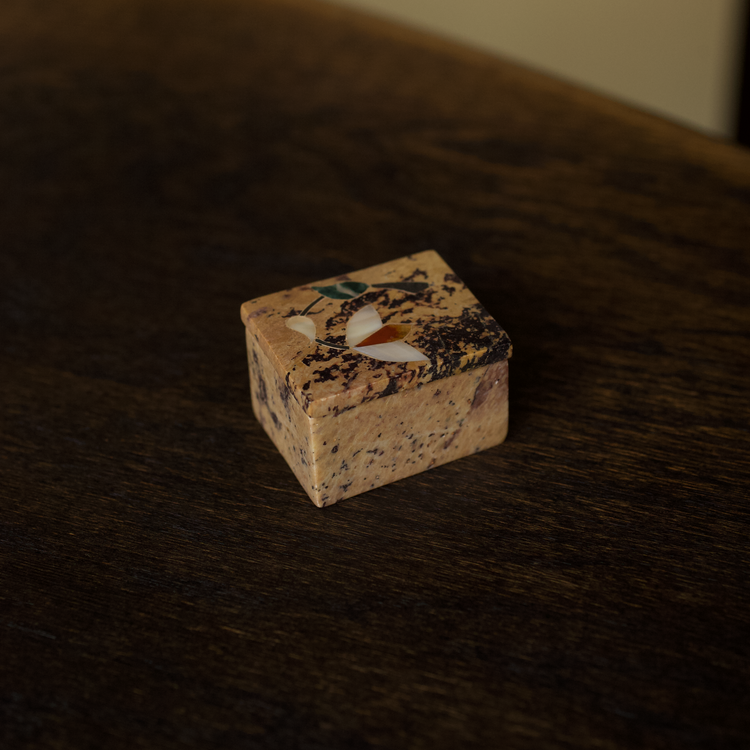 Small Speckled Marble Box