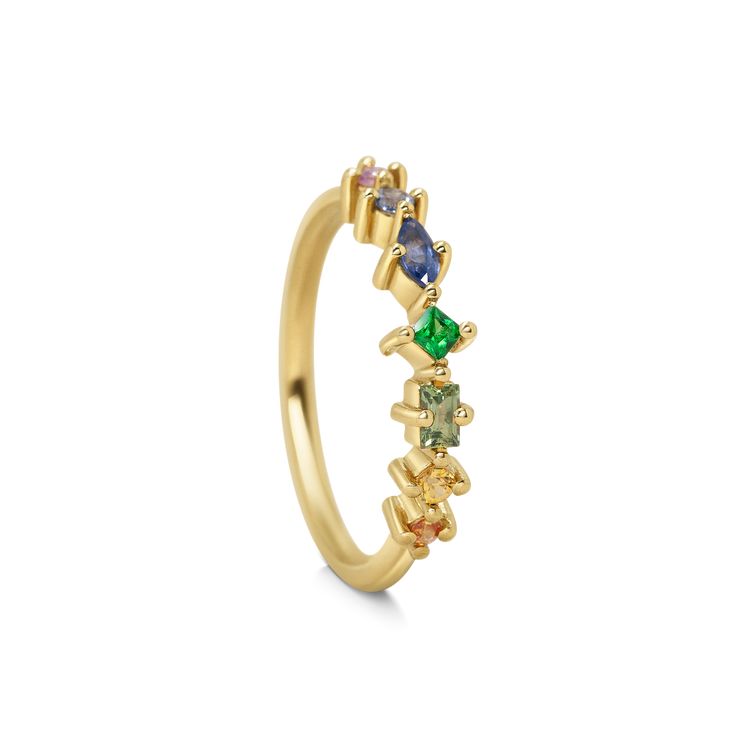 Vibrant Confetti Ring