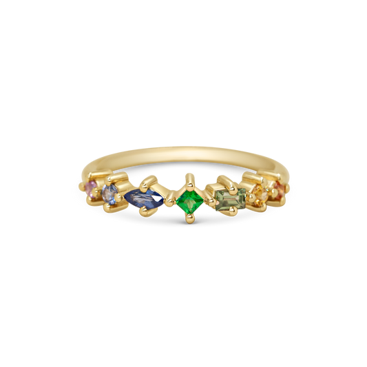 Vibrant Confetti Ring