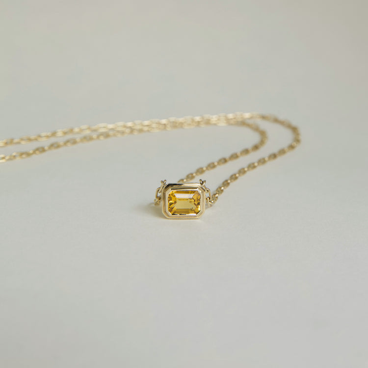 Citrine Bower Necklace