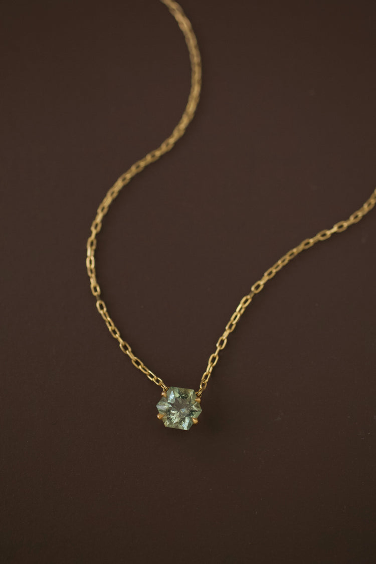 Hex Beryl Necklace
