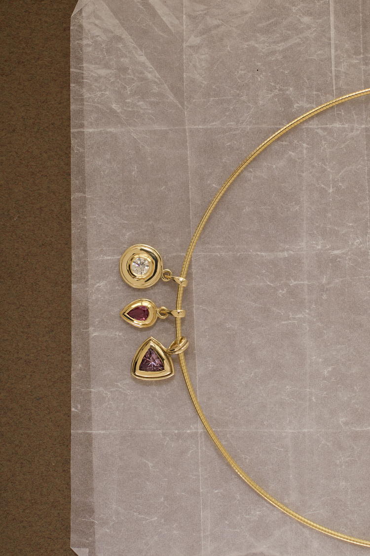 Pear Coil Pendant