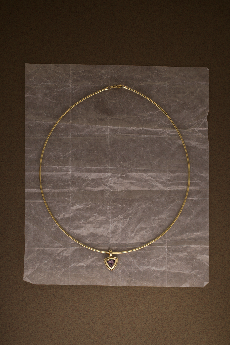 Spinel Trillion Pivot Pendant