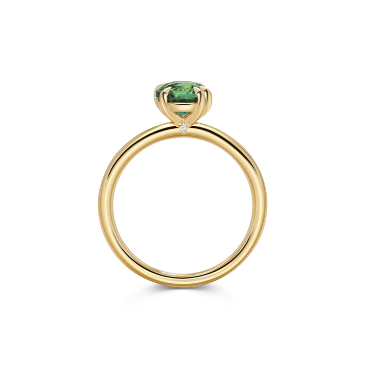 Malin Ring Teal Sapphire