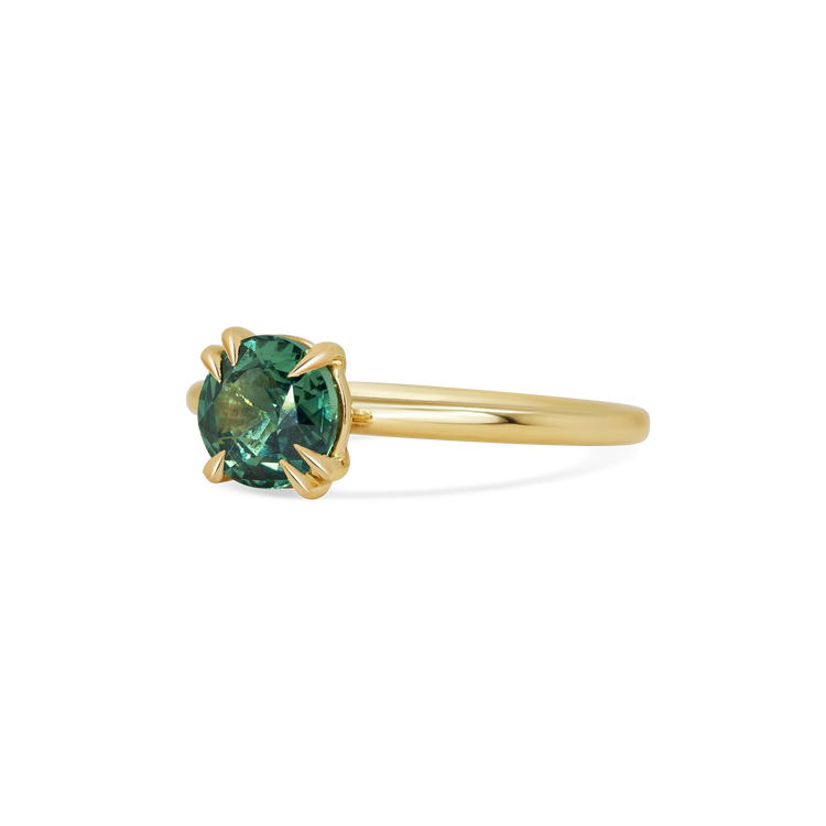 Malin Ring Teal Sapphire