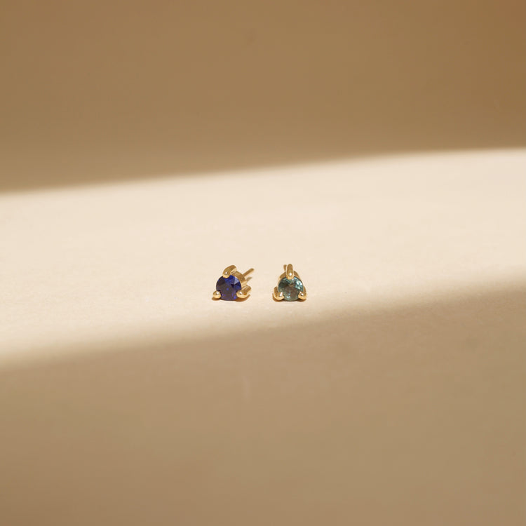 Blue Green Mismatch Studs