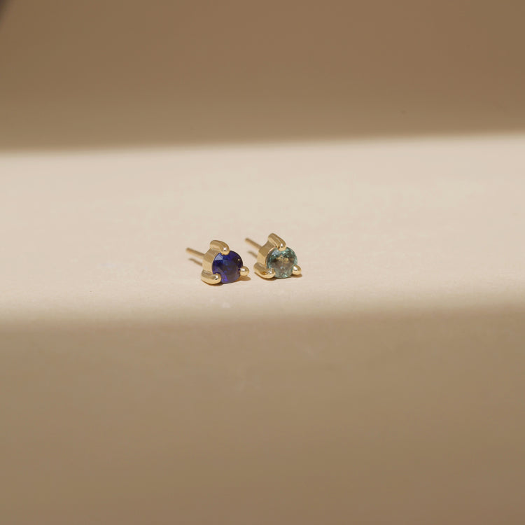 Blue Green Mismatch Studs
