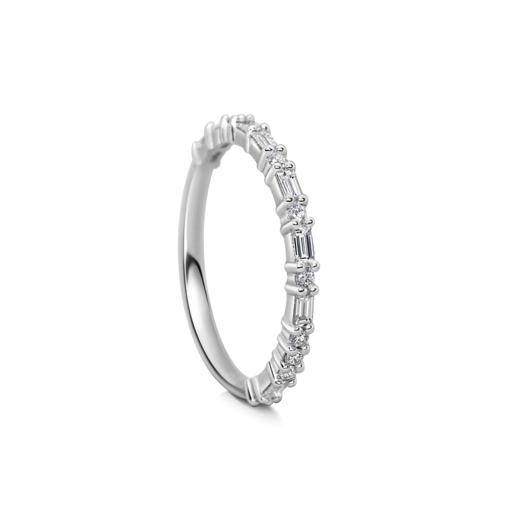Morse Code Diamond Band