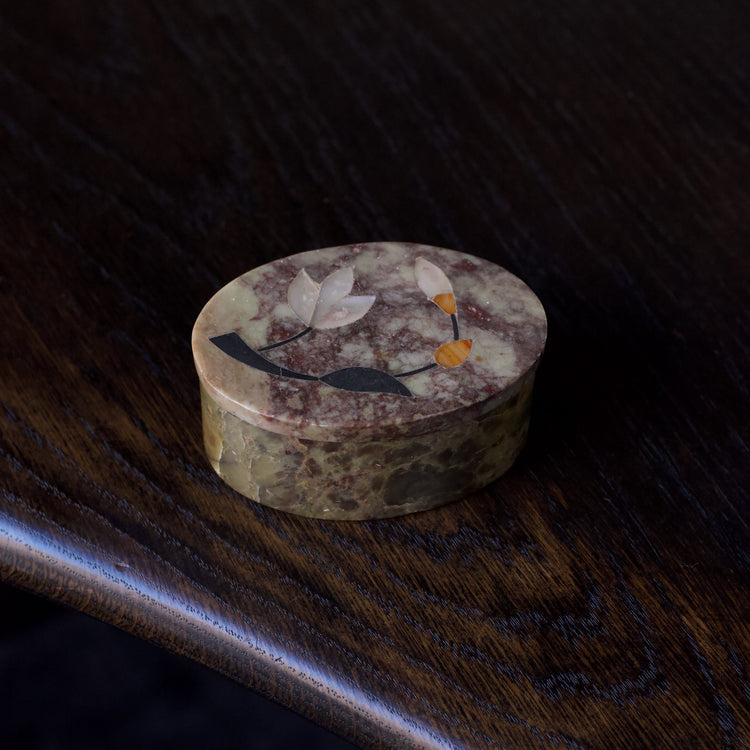 Oval Marble Box