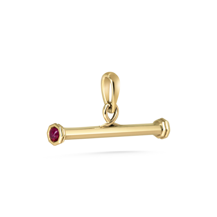 Customisable T-bar pendant