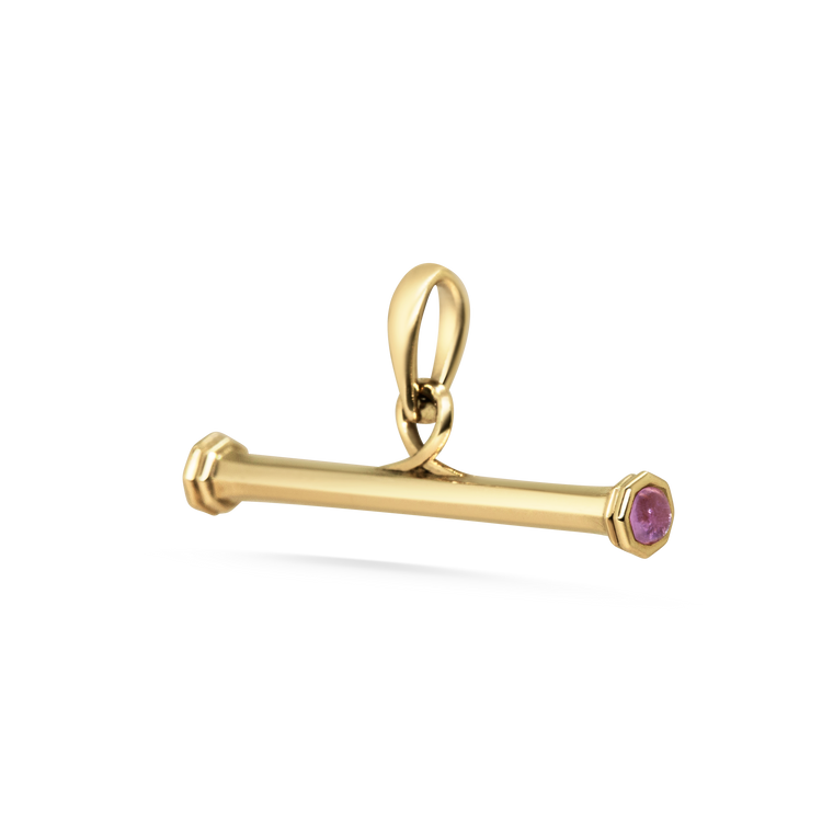 Customisable T-bar pendant