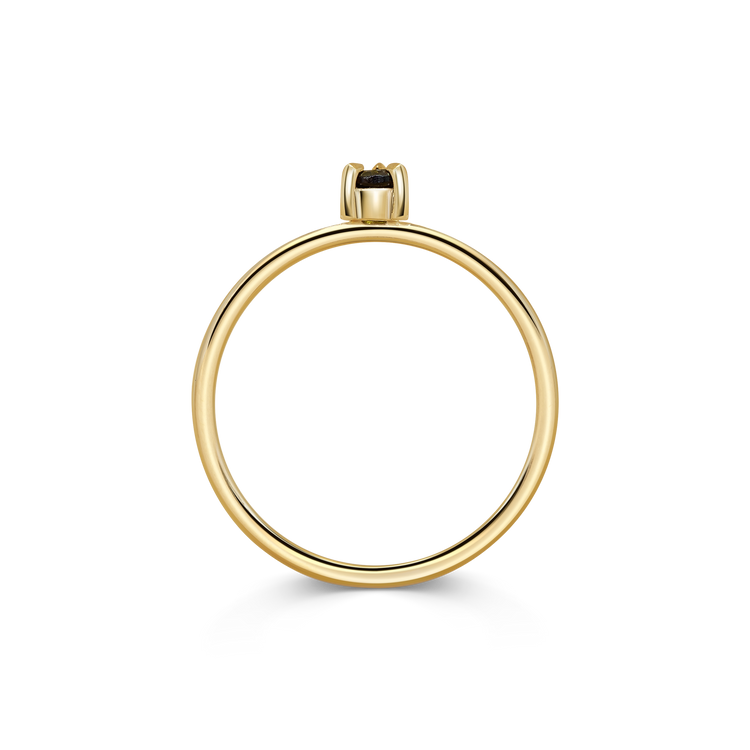 Mini Round Tourmaline Promise Ring