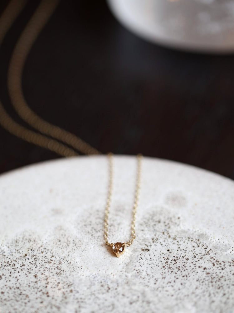 Orb Champagne Diamond Necklace