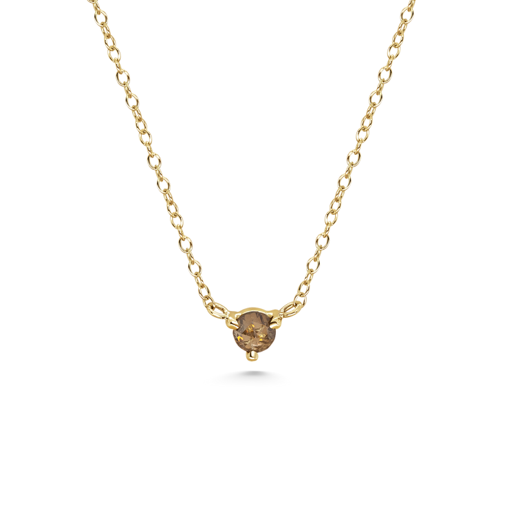 Orb Champagne Diamond Necklace