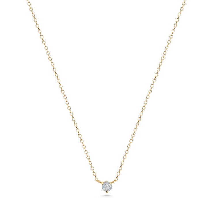 Orb Light Grey Diamond Necklace