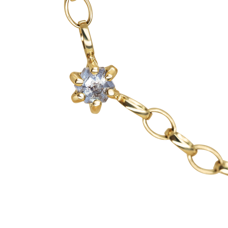 Trio Grey Diamond Necklace