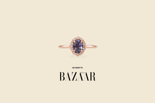 Harper's Bazaar - Most Beautiful Halo Engagement Rings