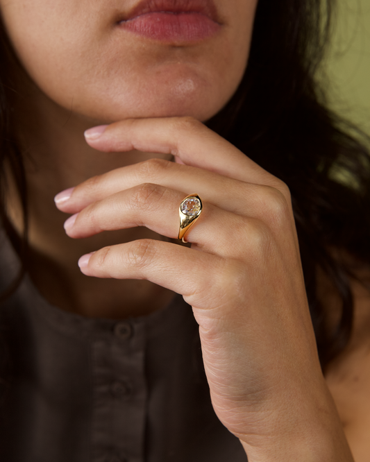 Diamond Glacier Ring