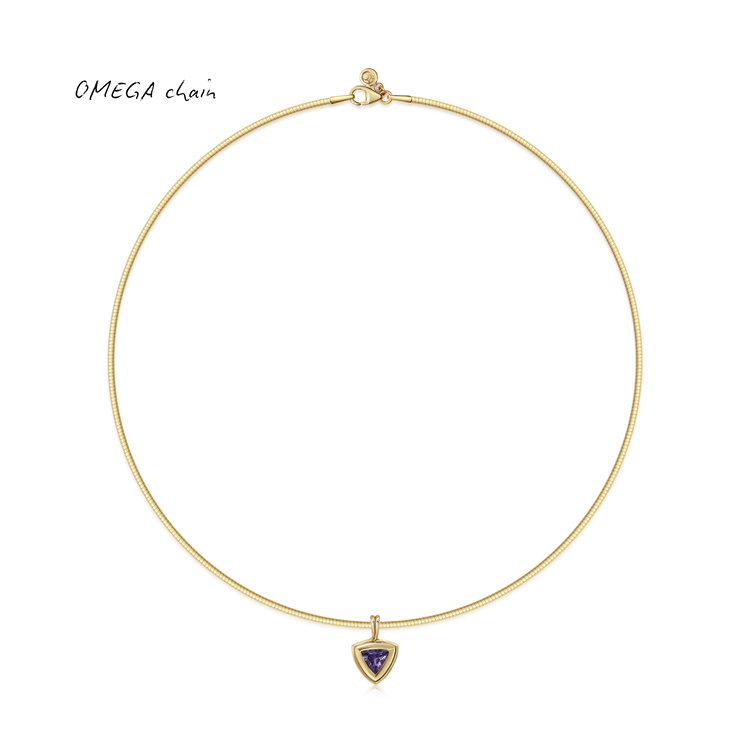 Spinel Trillion Pivot Pendant