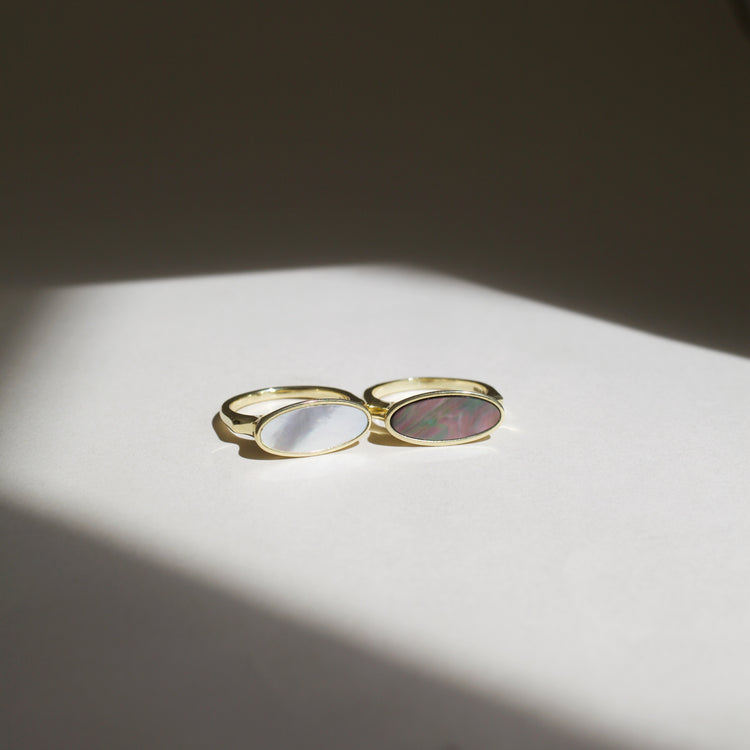 Pearl Amulet Ring