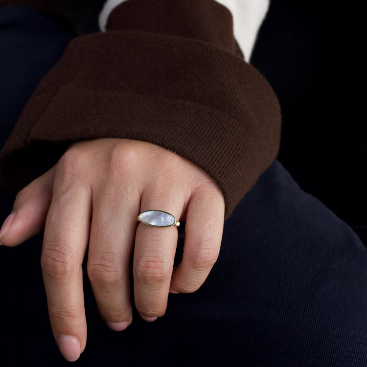 Pearl Amulet Ring
