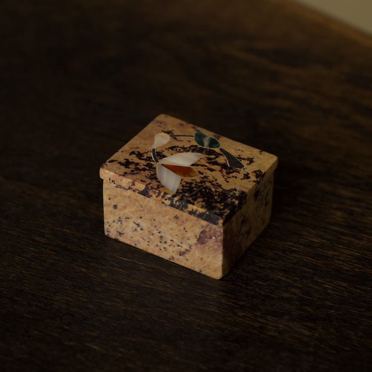 Small Speckled Marble Box