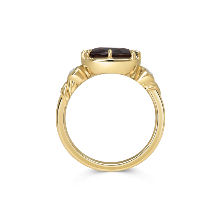 Burgundy Georgiana Ring