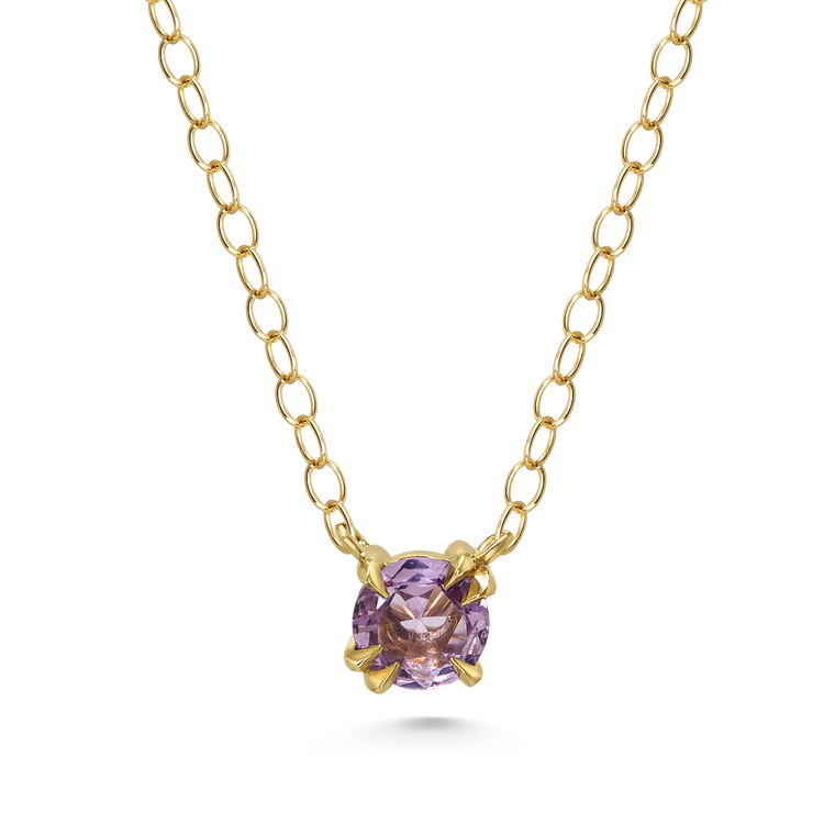 Lilac Spinel Necklace