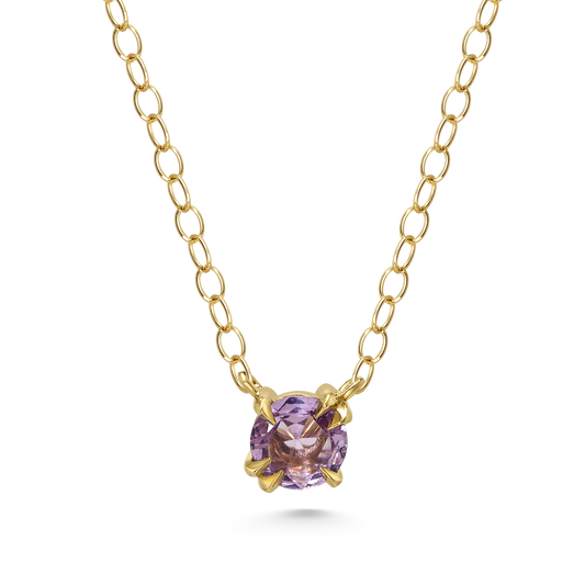 Lilac Spinel Necklace