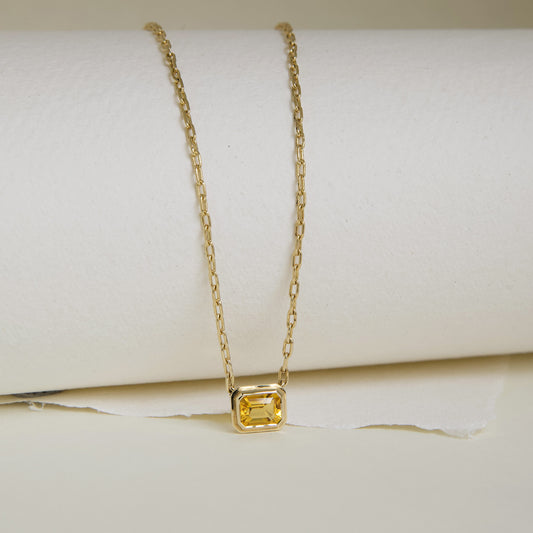 Citrine Bower Necklace