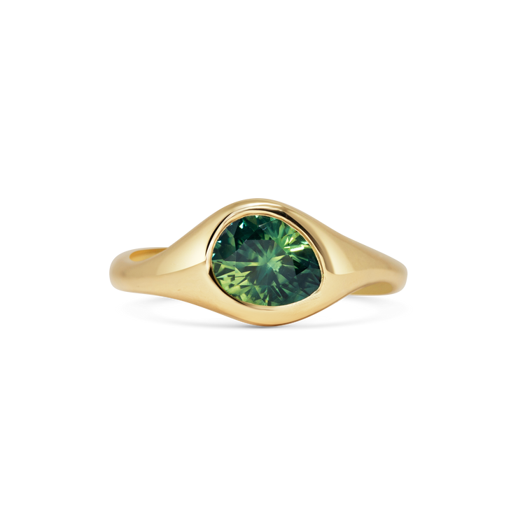 Teal Glacier Ring