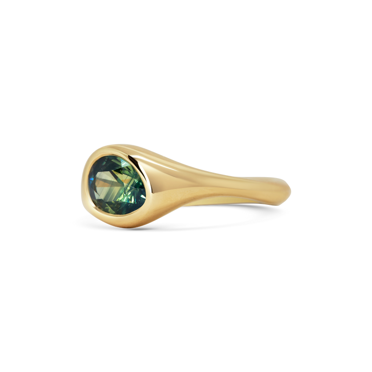 Teal Glacier Ring
