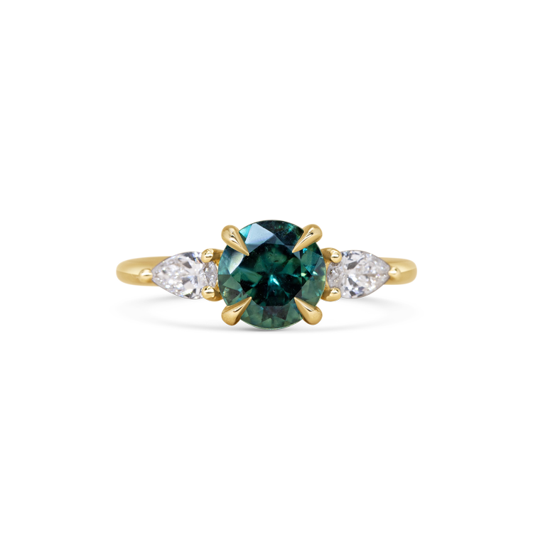 Teal Helios Ring