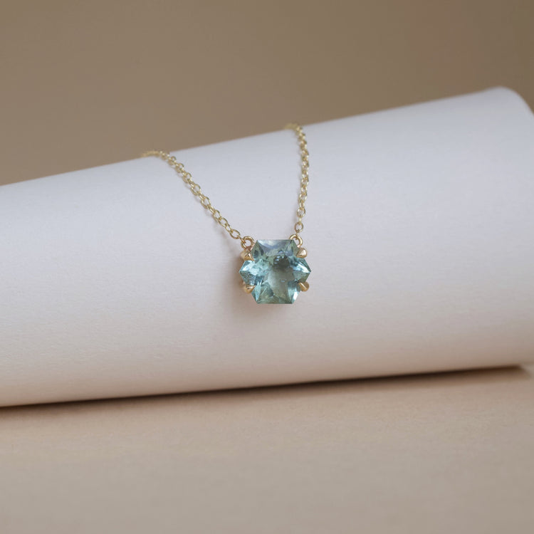 Hex Beryl Necklace