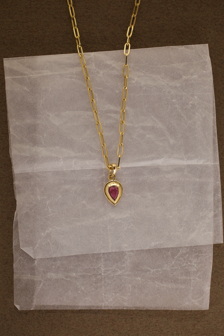 Pear Coil Pendant