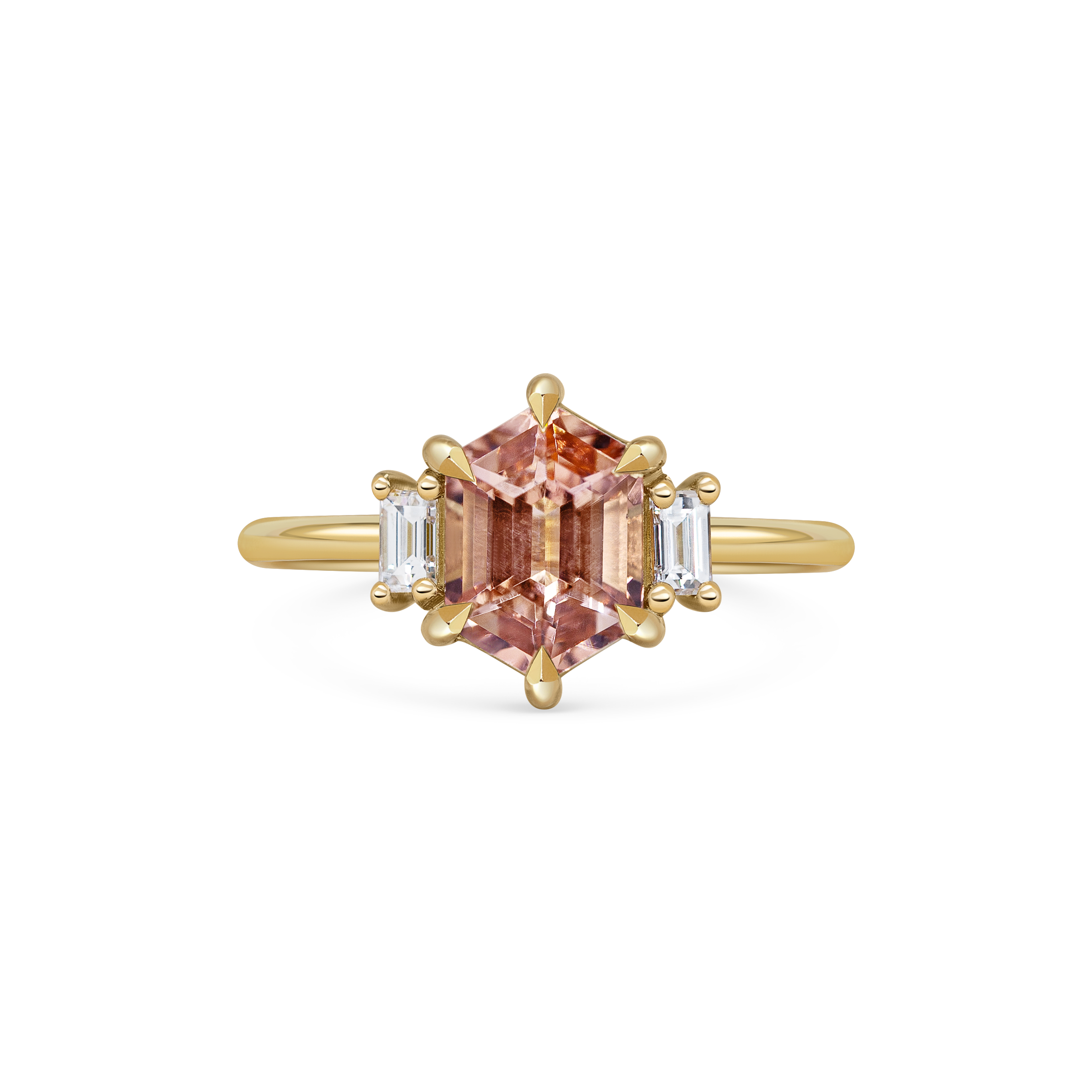 Peach Daphne Ring