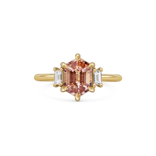 Peach Daphne Ring