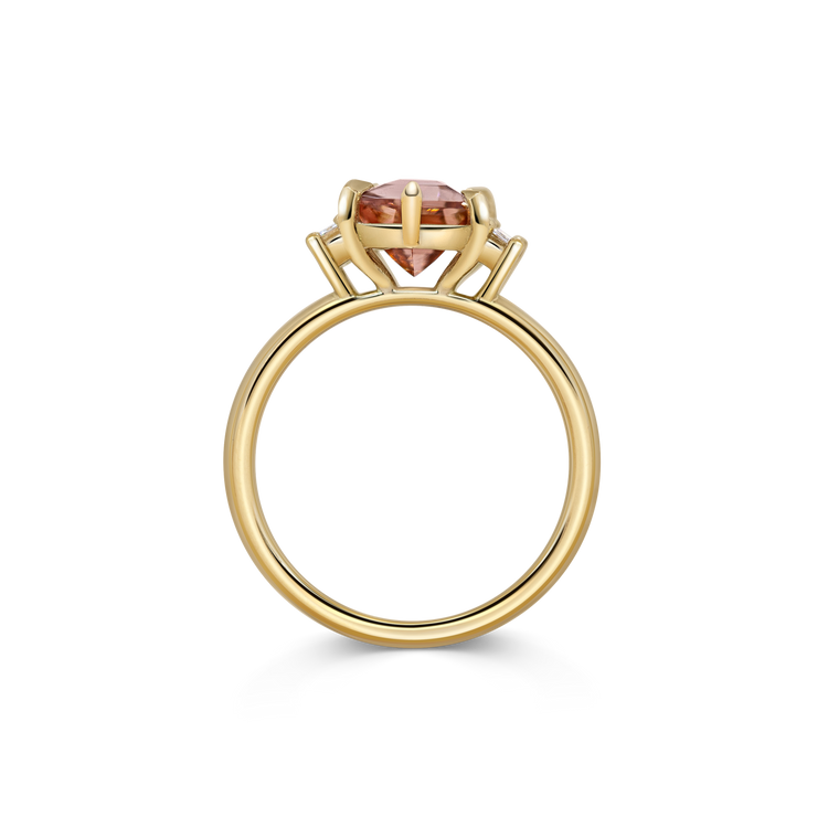 Peach Daphne Ring