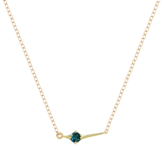 Lyra Necklace - Teal Tourmaline