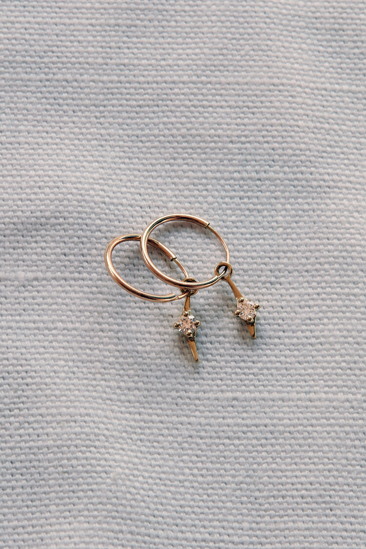 Mini Lyra Hoop Earrings