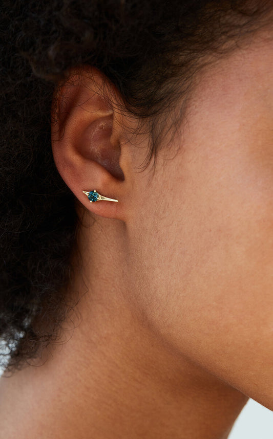 Lyra Topaz Single Stud