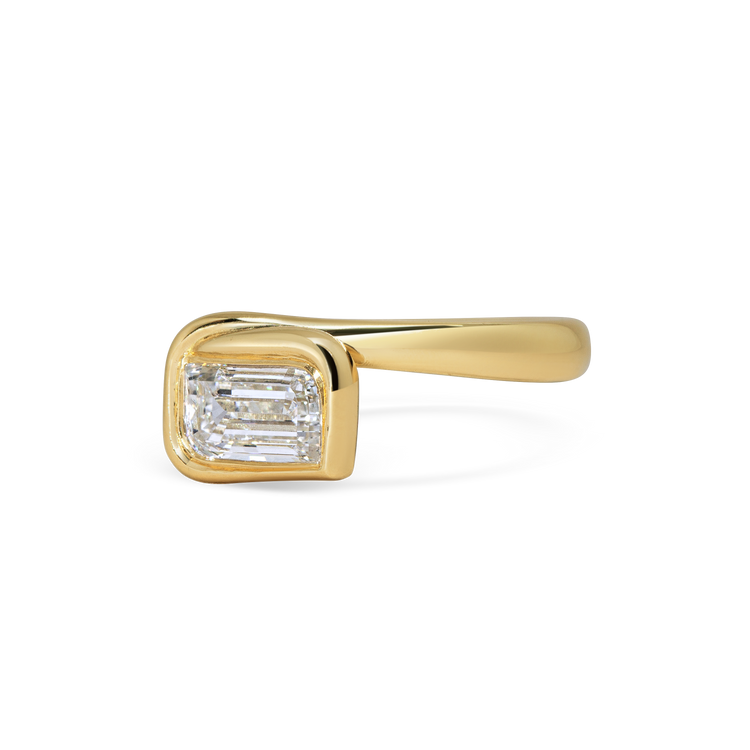 Flame Cut Lino Ring