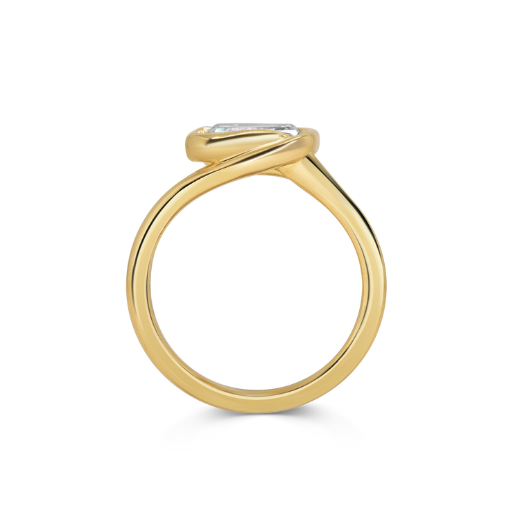 Flame Cut Lino Ring