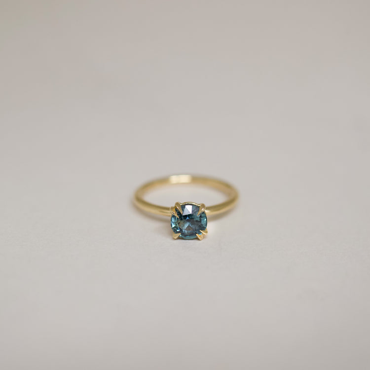 Malin Ring Teal Sapphire